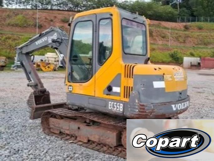 MINI ESCAVADEIRA VOLVO EC55B 2009